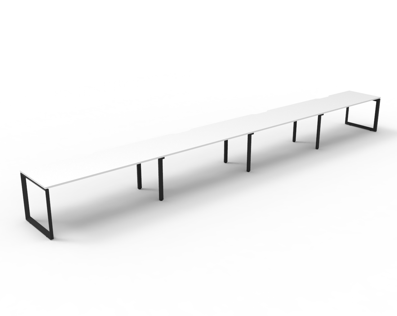 Loop 4 Person Single Sided Workstation